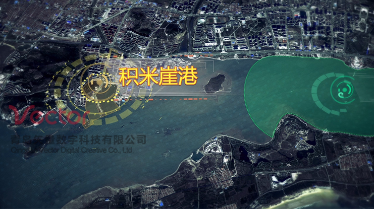 港口規(guī)劃3D動(dòng)畫